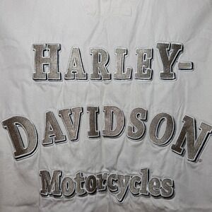 Harley-Davidson Mens 2XL Tan Black Button Up Shirt 96245-08VM American Legend
